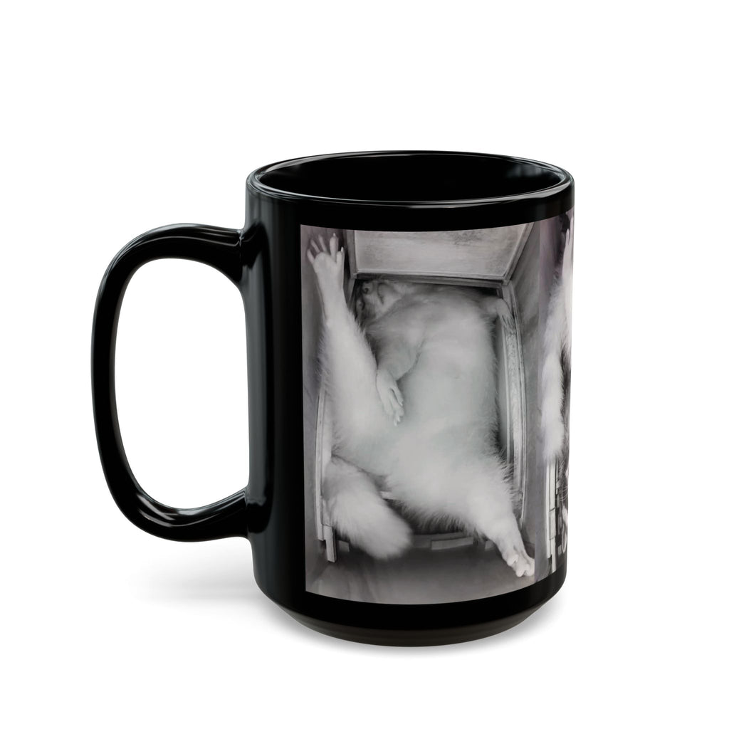 Cheeky Luna | Black 15oz Ceramic Coffee Cup