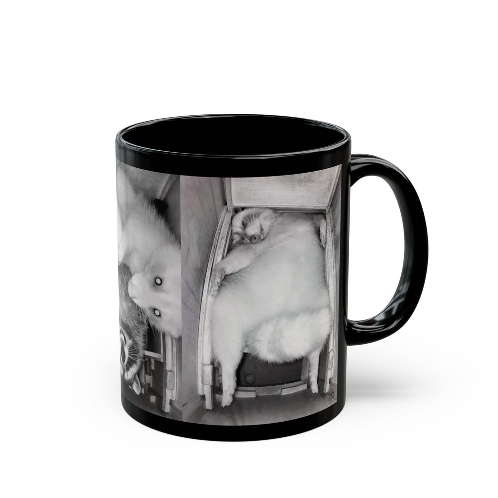 Cheeky Luna | Black 11oz Ceramic Coffee Cup
