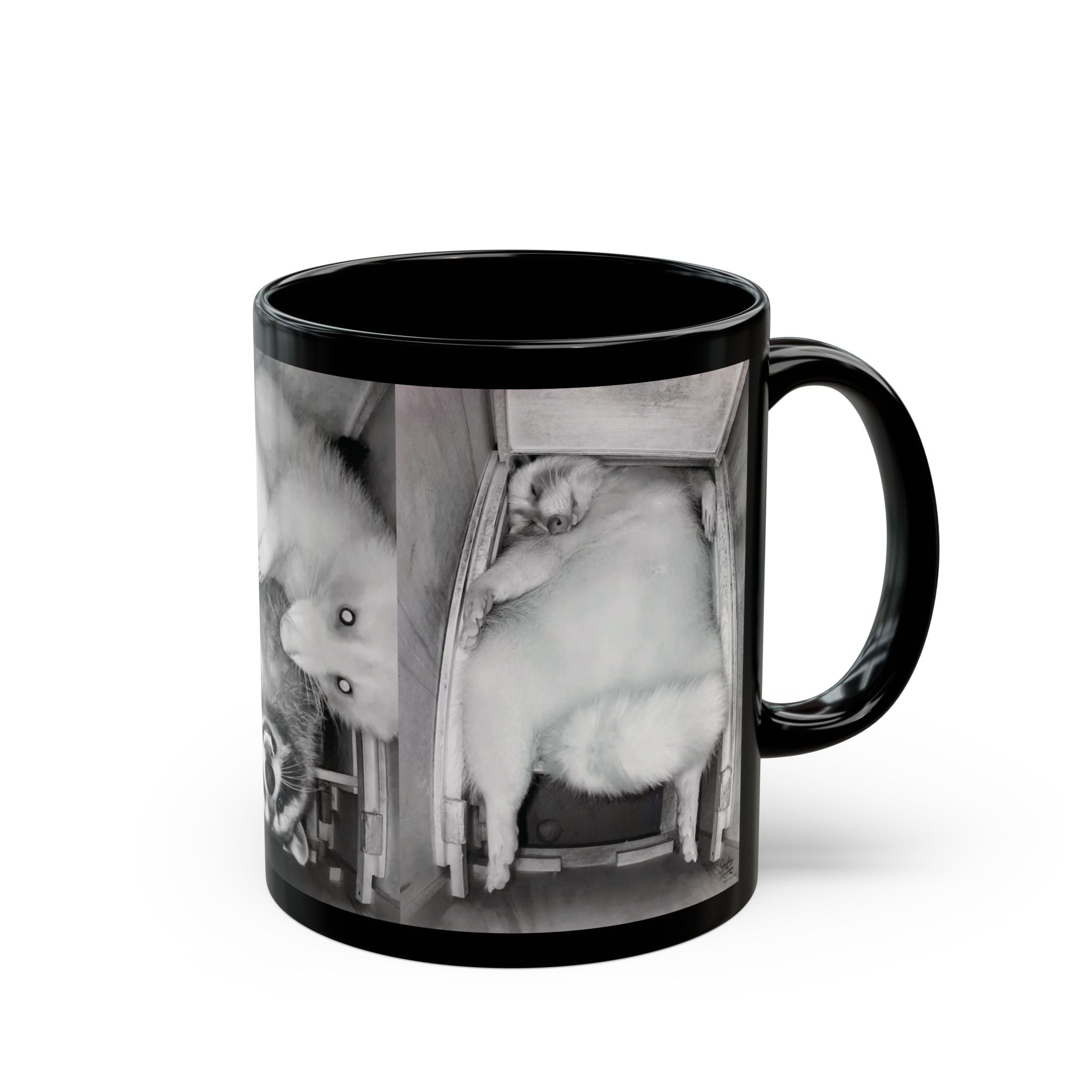Cheeky Luna | Black 11oz Ceramic Coffee Cup