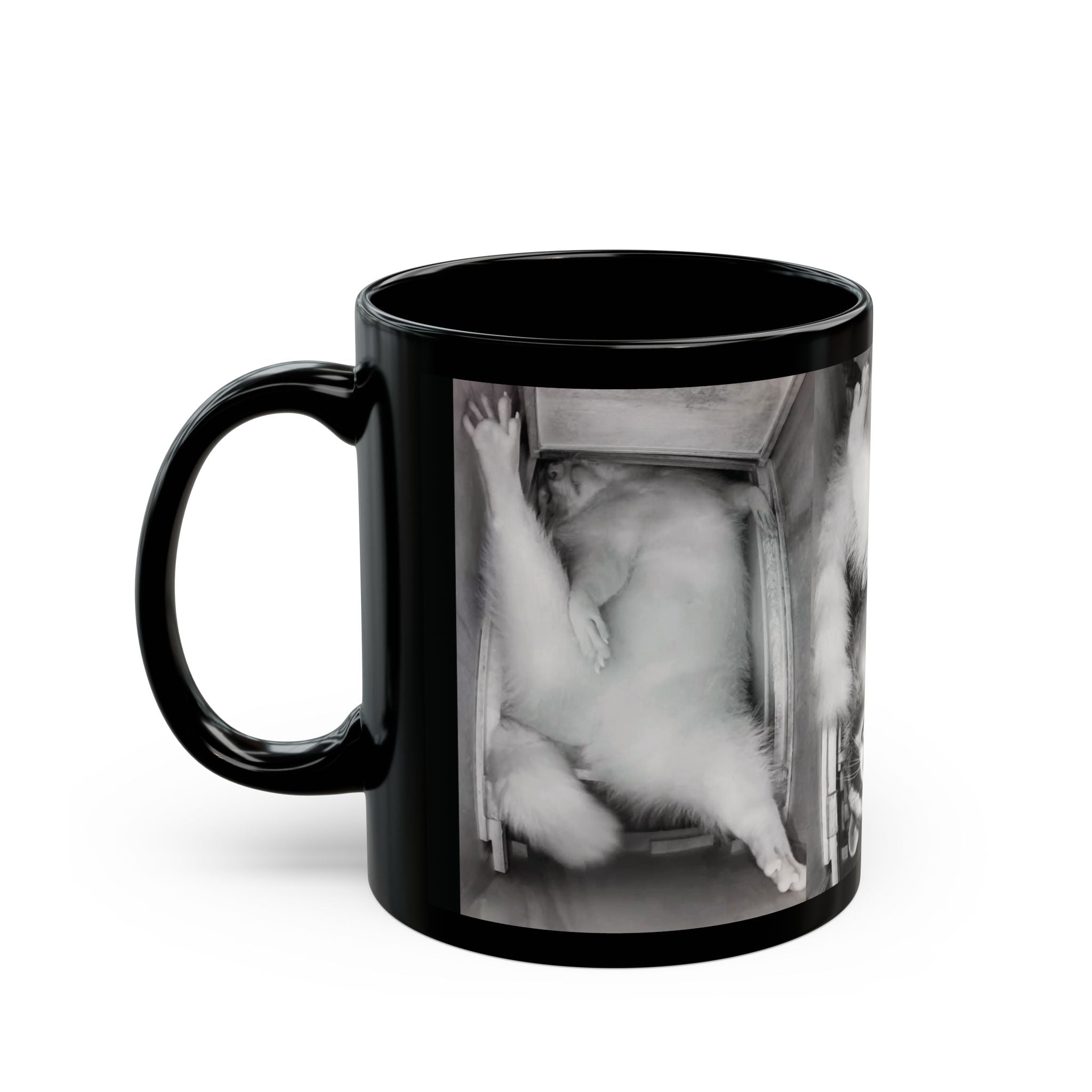 Cheeky Luna | Black 11oz Ceramic Coffee Cup