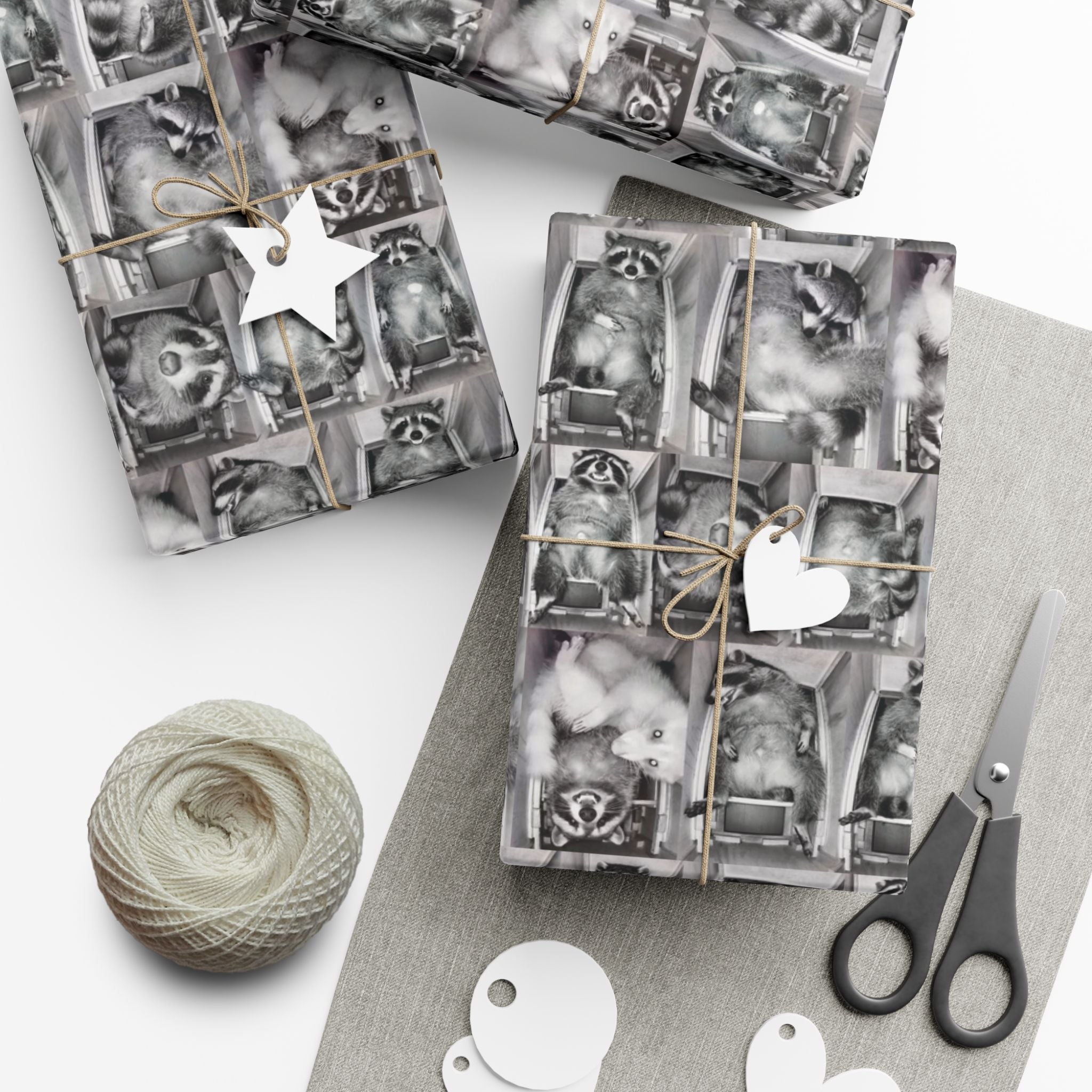 Señor Sanchez y Luna | Black & White Wrapping Paper