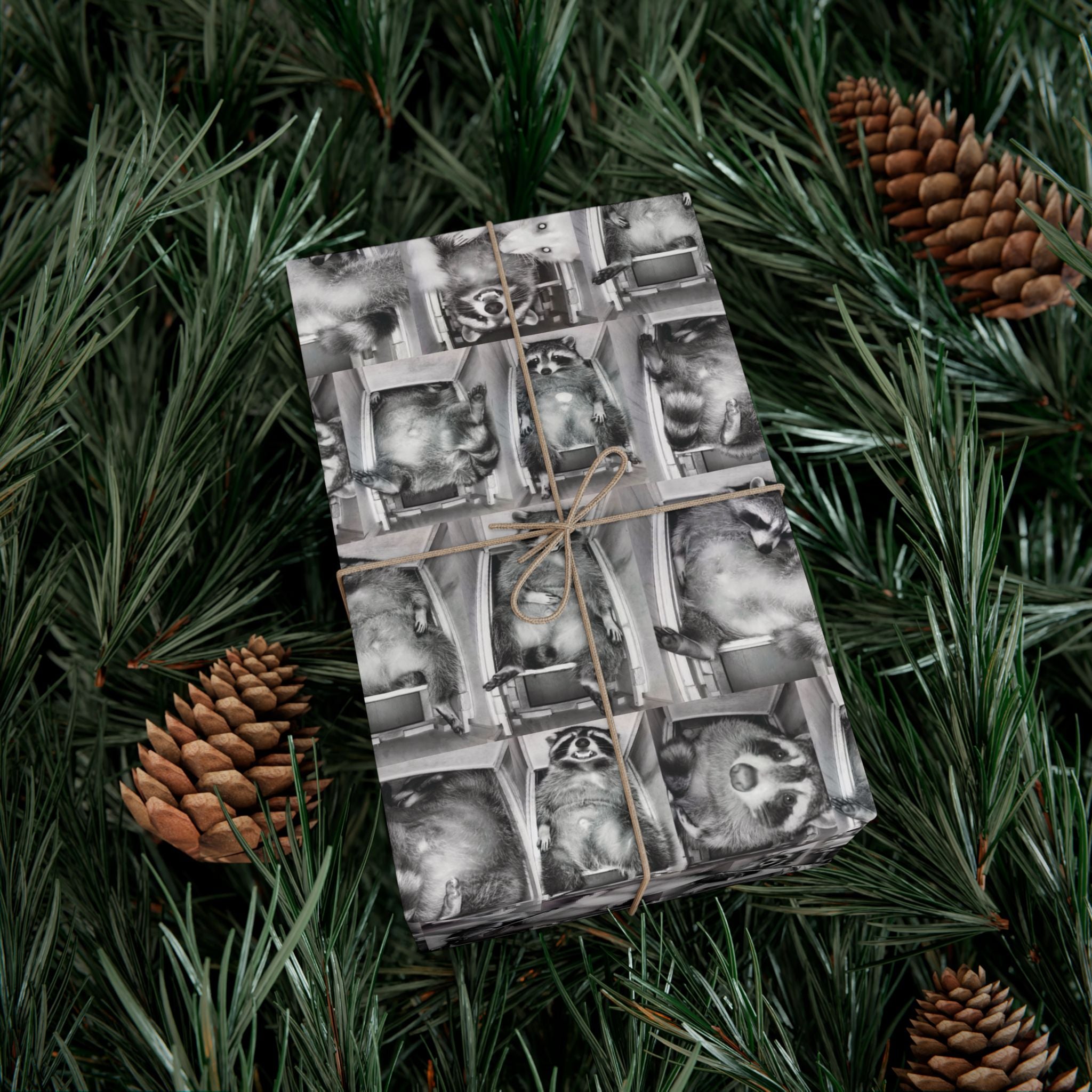 Señor Sanchez y Luna | Black & White Wrapping Paper