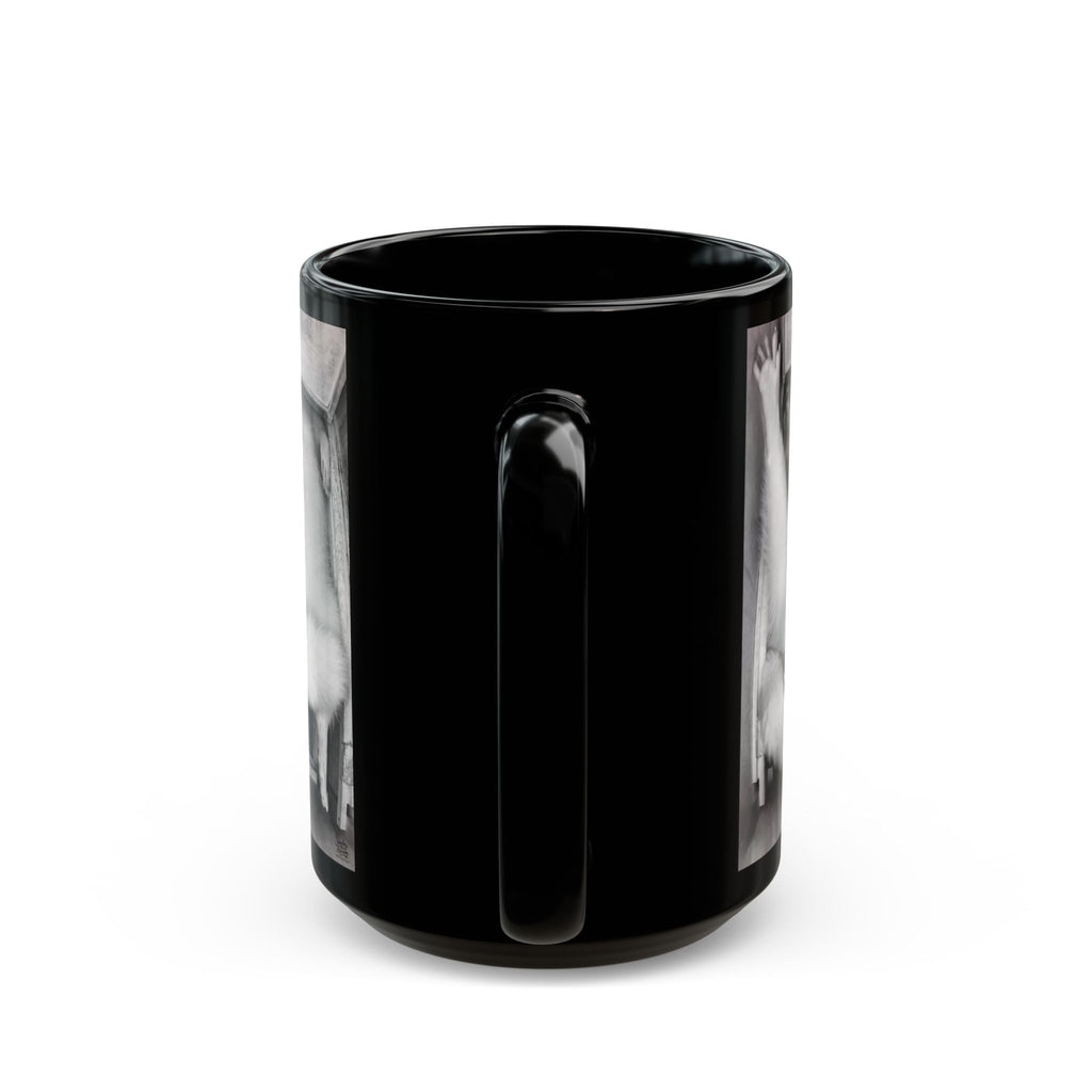 Cheeky Luna | Black 15oz Ceramic Coffee Cup