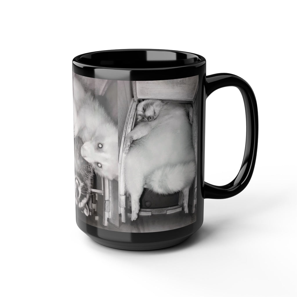 Cheeky Luna | Black 15oz Ceramic Coffee Cup