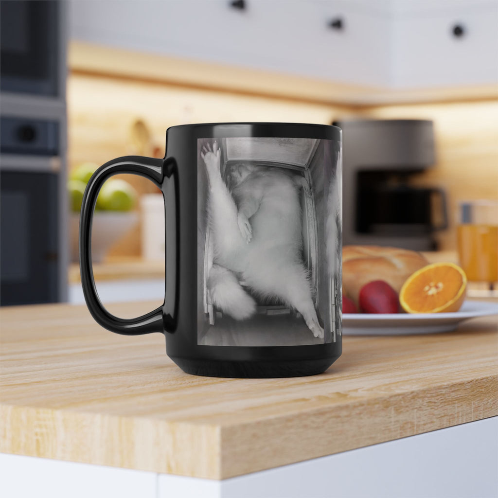 Cheeky Luna | Black 15oz Ceramic Coffee Cup