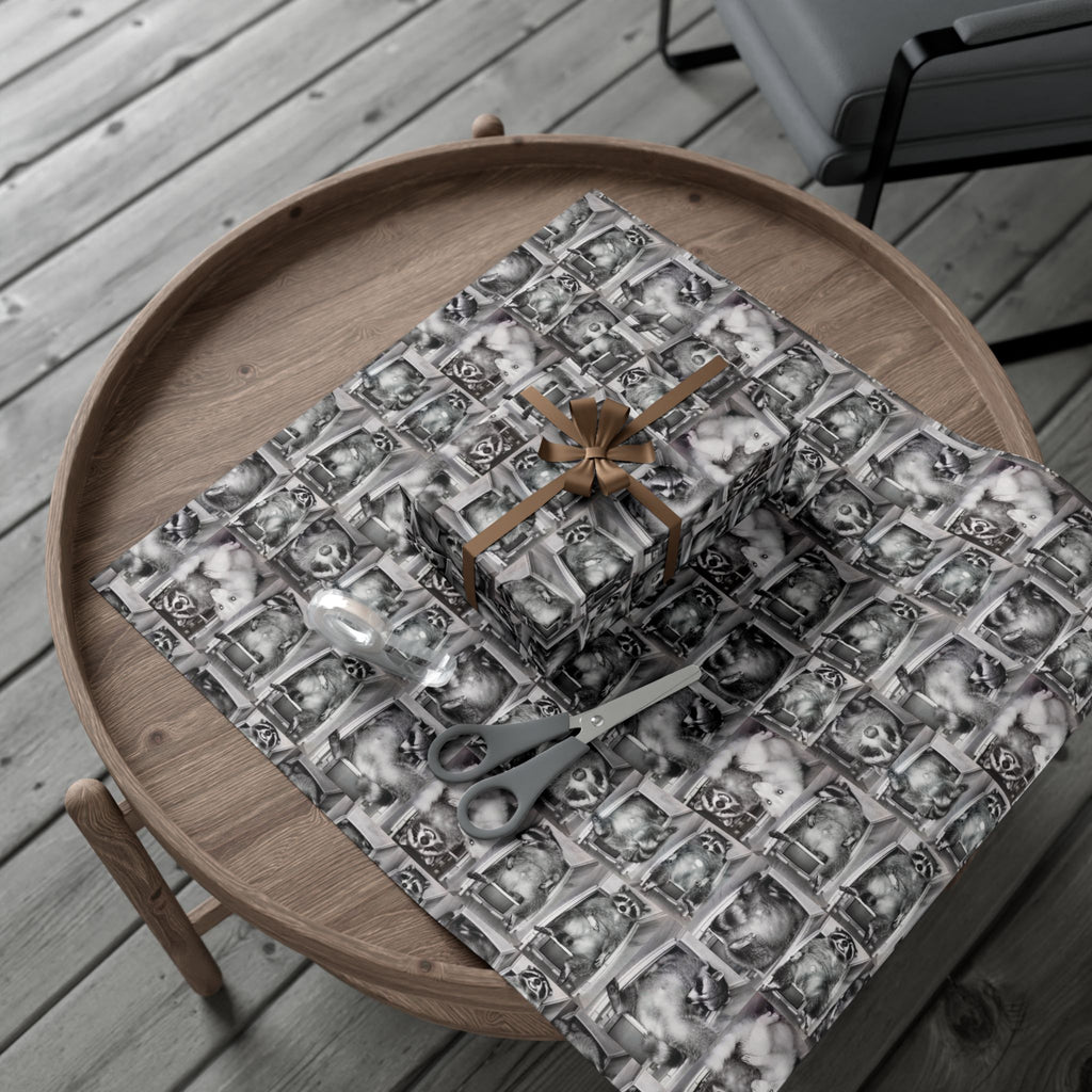 Señor Sanchez y Luna | Black & White Wrapping Paper