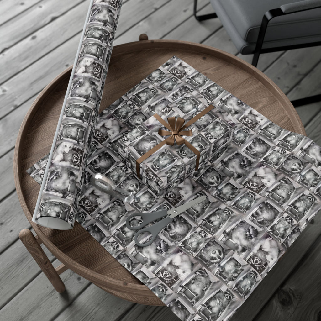 Señor Sanchez y Luna | Black & White Wrapping Paper